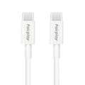 FAIRPLAY Kaapeli 60W USB-C - USB-C, 1m (valkoinen)