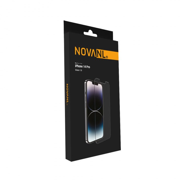NOVANL GlassProtector -panssarilasi, iPhone 14 Pro, kuoriyhteensopiva