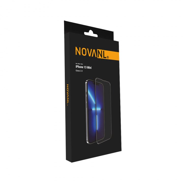 NOVANL GlassProtector Pro -panssarilasi, yksityisyyssuoja, koko näytön, iPhone 13 mini