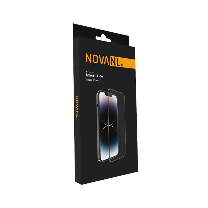 NOVANL GlassProtector Pro -panssarilasi, yksityisyyssuoja, koko näytön, iPhone 14 Pro