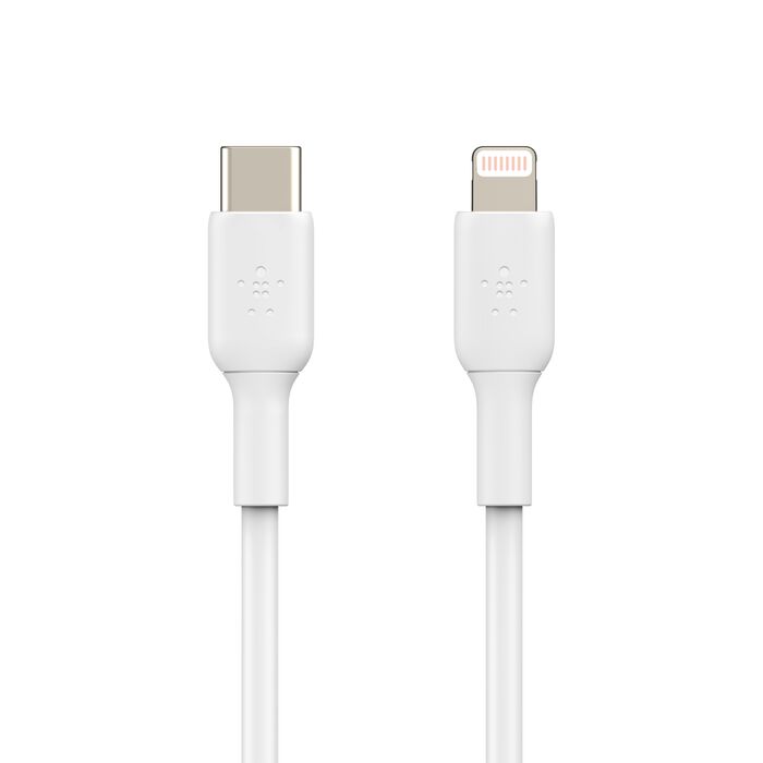 Belkin USB-C - Lightning -kaapeli, 1m, valkoinen