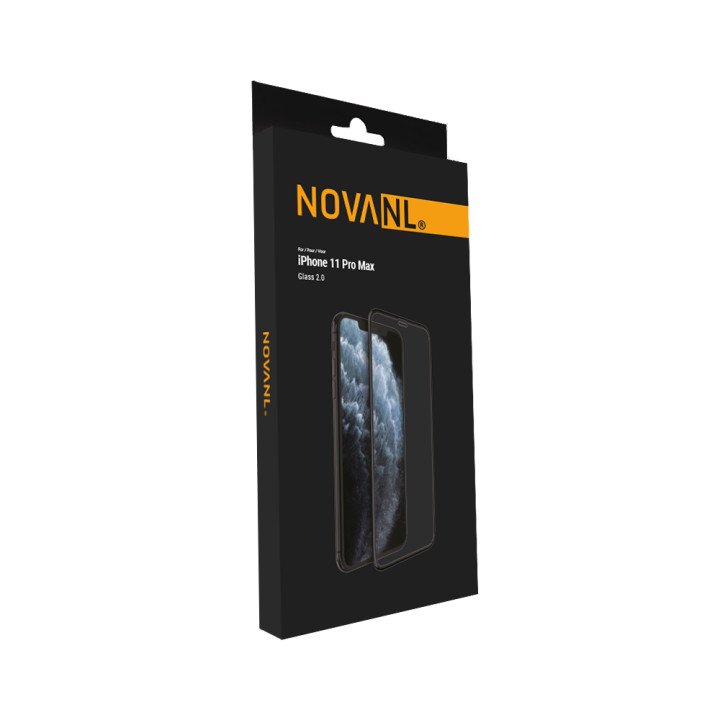 NOVANL GlassProtector Pro -panssarilasi, yksityisyyssuoja, koko näytön, iPhone XS Max / 11 Pro Max