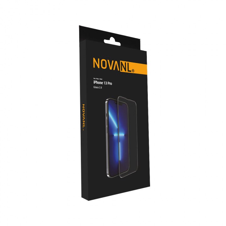 NOVANL GlassProtector Pro -panssarilasi, yksityisyyssuoja, koko näytön, iPhone 17e / 16e / 14 / 13 / 13 Pro