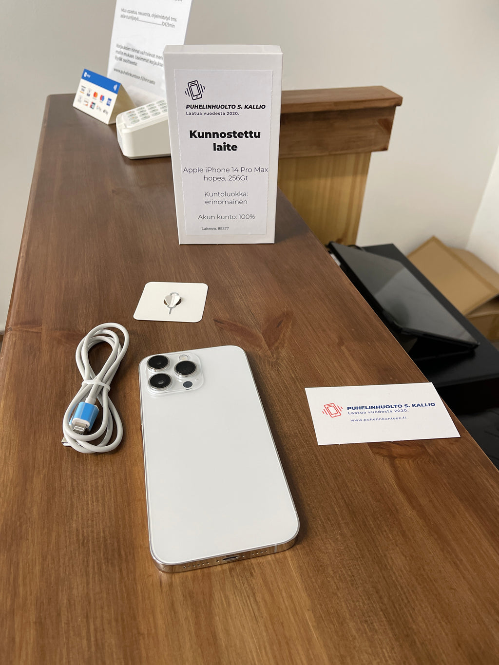 Apple iPhone 14 Pro Max, 256Gt, hopea, erinomainen