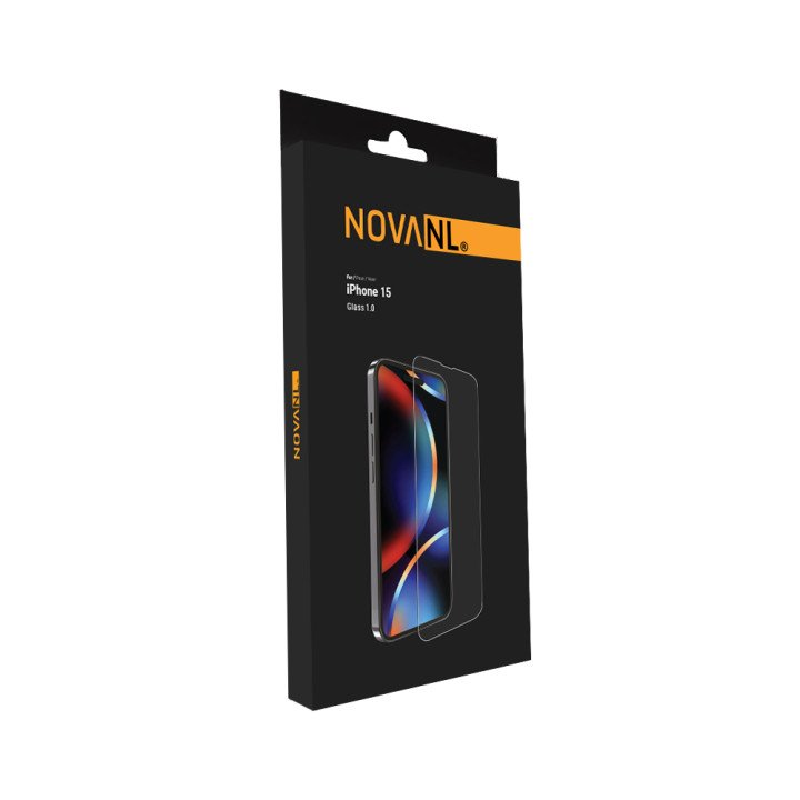 NOVANL GlassProtector -panssarilasi, iPhone 15/16, kuoriyhteensopiva