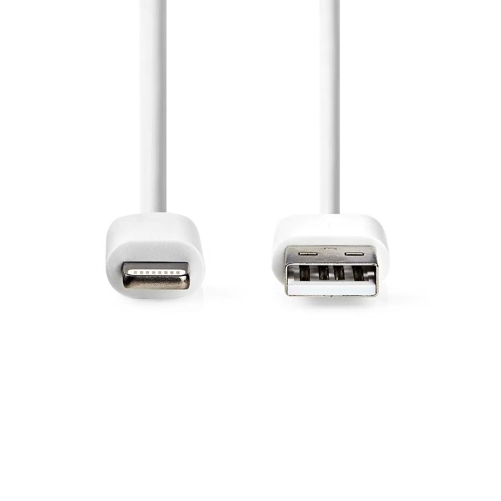 Nedis USB-A - Lightning kaapeli, 12W, 1m