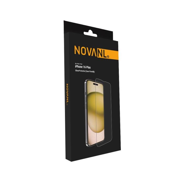 NOVANL GlassProtector -panssarilasi, iPhone 16 Plus, kuoriyhteensopiva