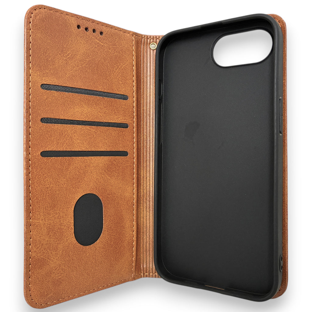 COVERME lompakkokotelo, iPhone 17e/16e, ruskea