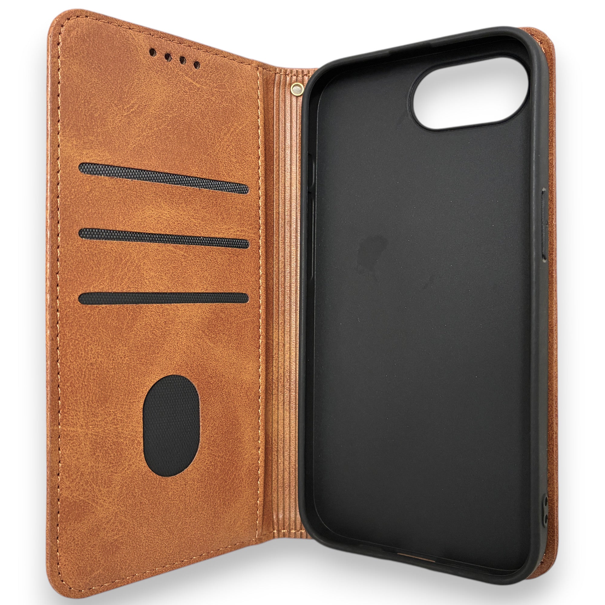 COVERME lompakkokotelo, iPhone 17e/16e, ruskea