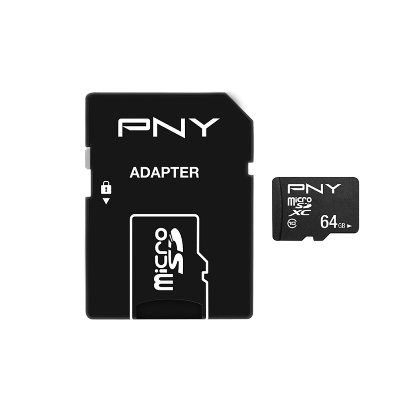 PNY microSD Performance Plus -muistikortti, 64Gt